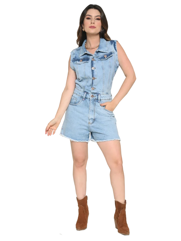 Dicas de como usar macaquinho Feminino Jeans